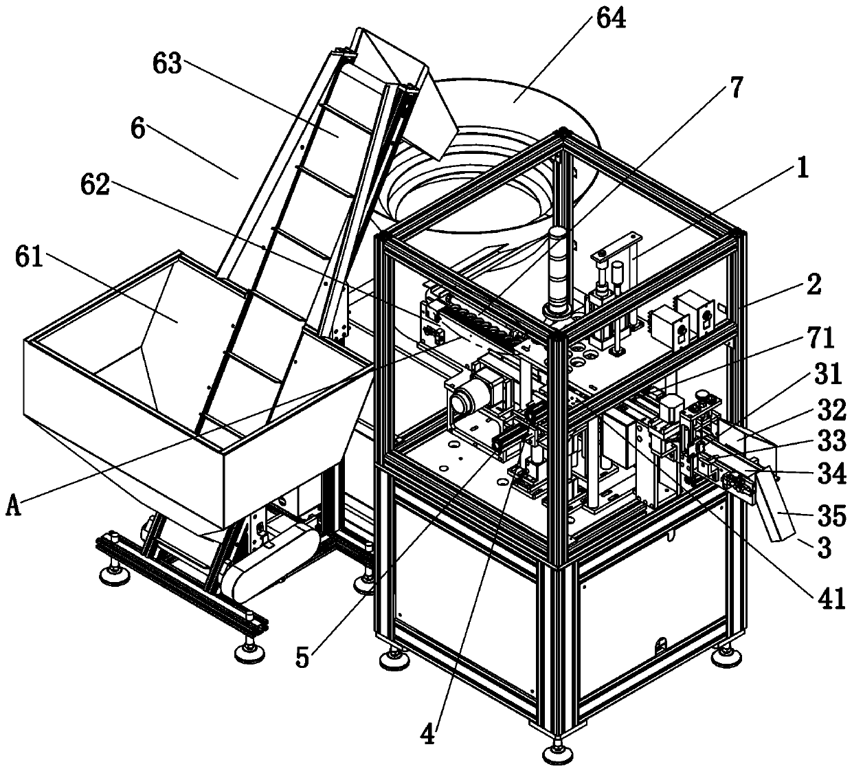 One-piece plastic capping and capping equipment