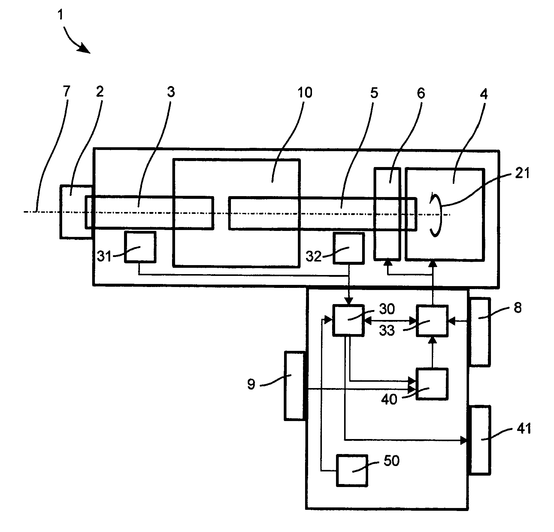 Impact wrench and control method for an impact wrench