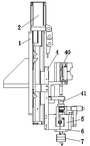 Fully automatic COG (Chip On Glass) bonder pre-pressing pressing head unit