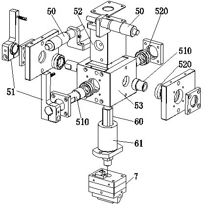 Fully automatic COG (Chip On Glass) bonder pre-pressing pressing head unit