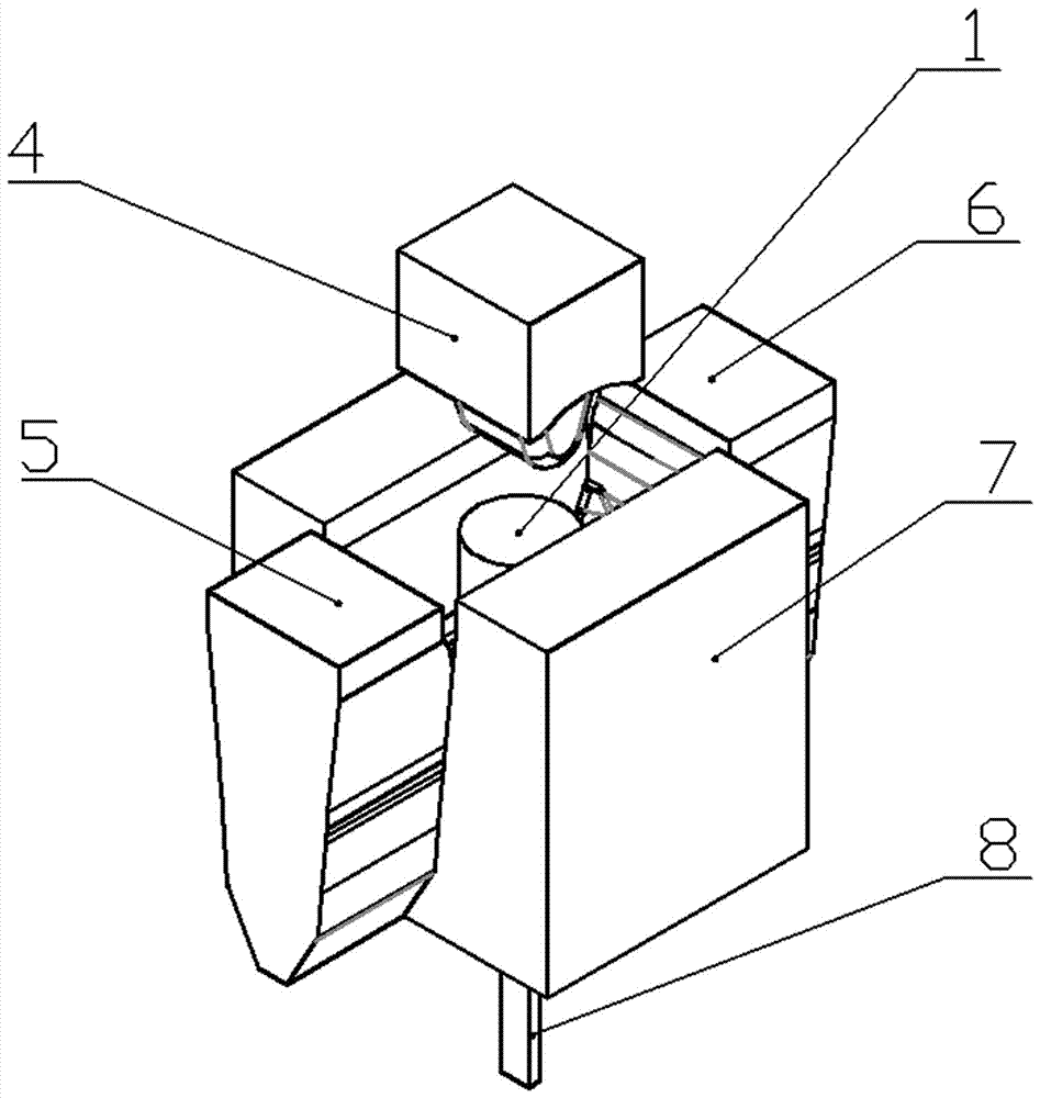 A multi-directional controllable split flow forging forming method for excavator bucket teeth