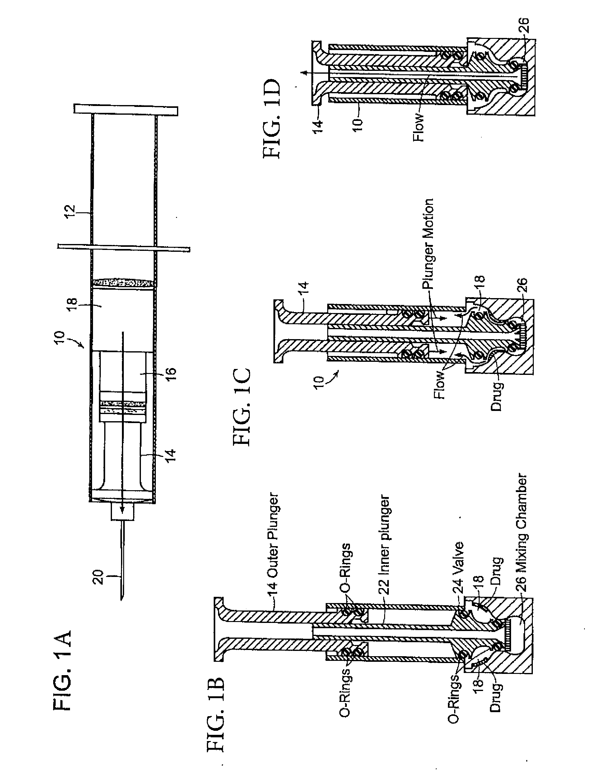 Rapid reconstitution packages for mixing and delivery of drugs