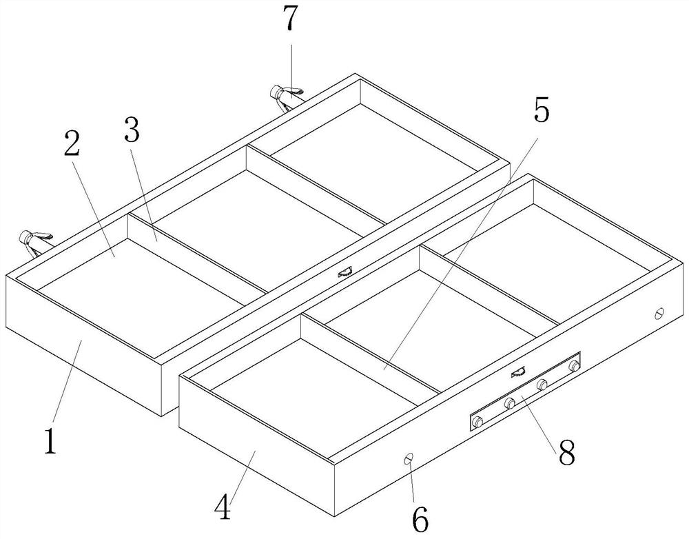 Building formwork connecting structure for civil engineering