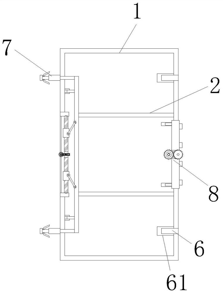 Building formwork connecting structure for civil engineering