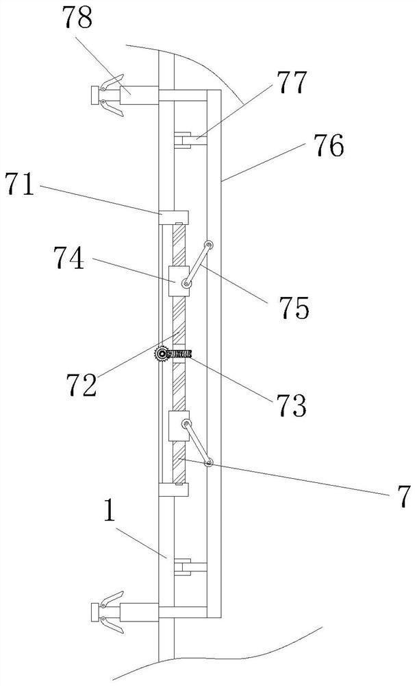 Building formwork connecting structure for civil engineering