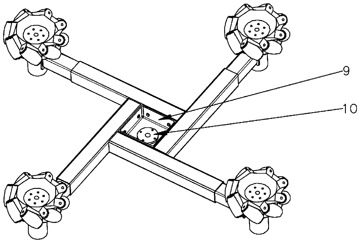 Self-adaptive pipeline robot