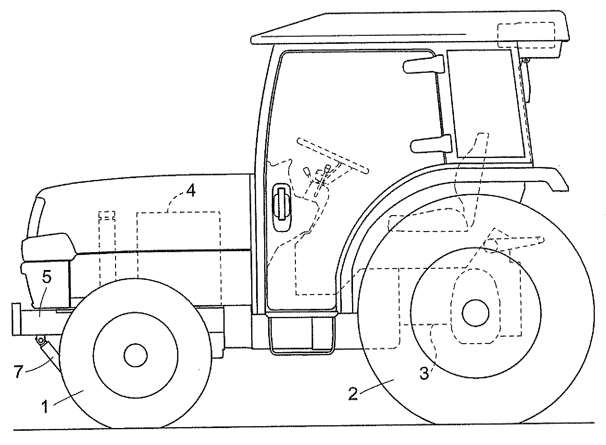 Suspension Structure for a Work Machine