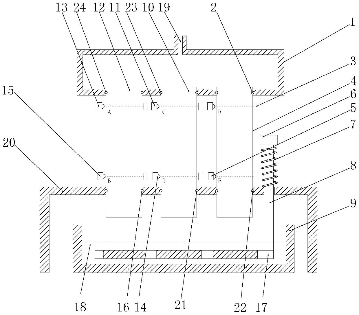 Soap film flowmeter for measuring large flow