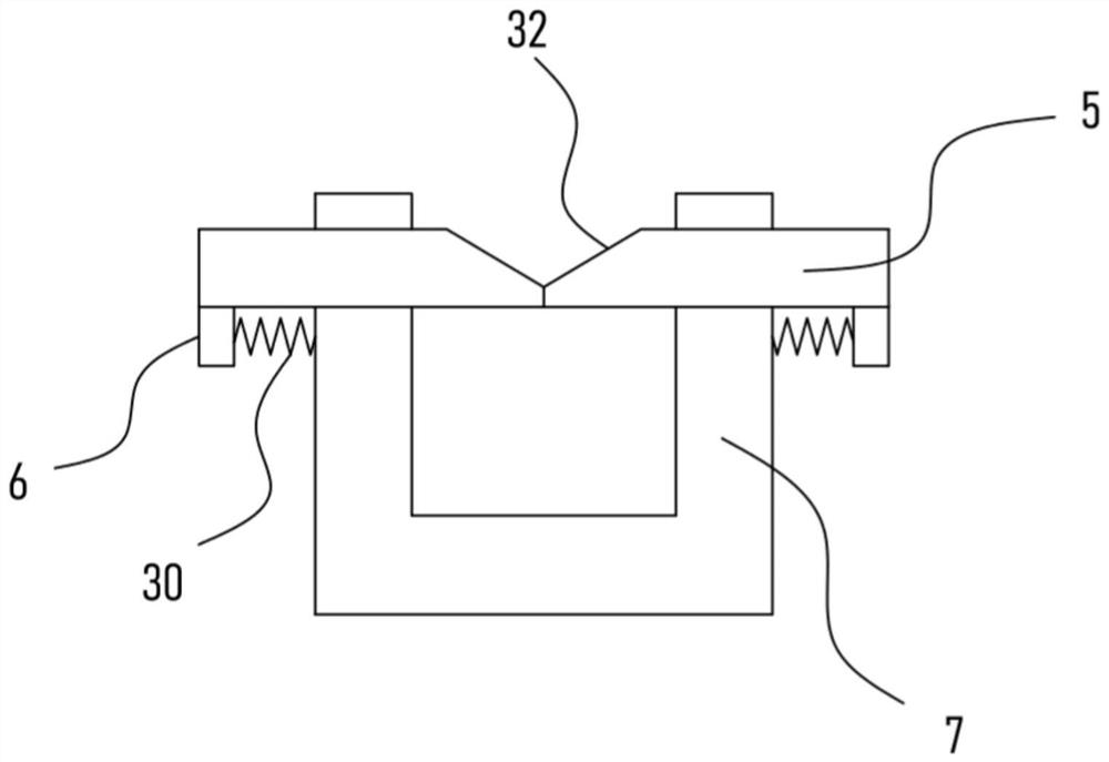 Cutting device for U-shaped quartz tube processing