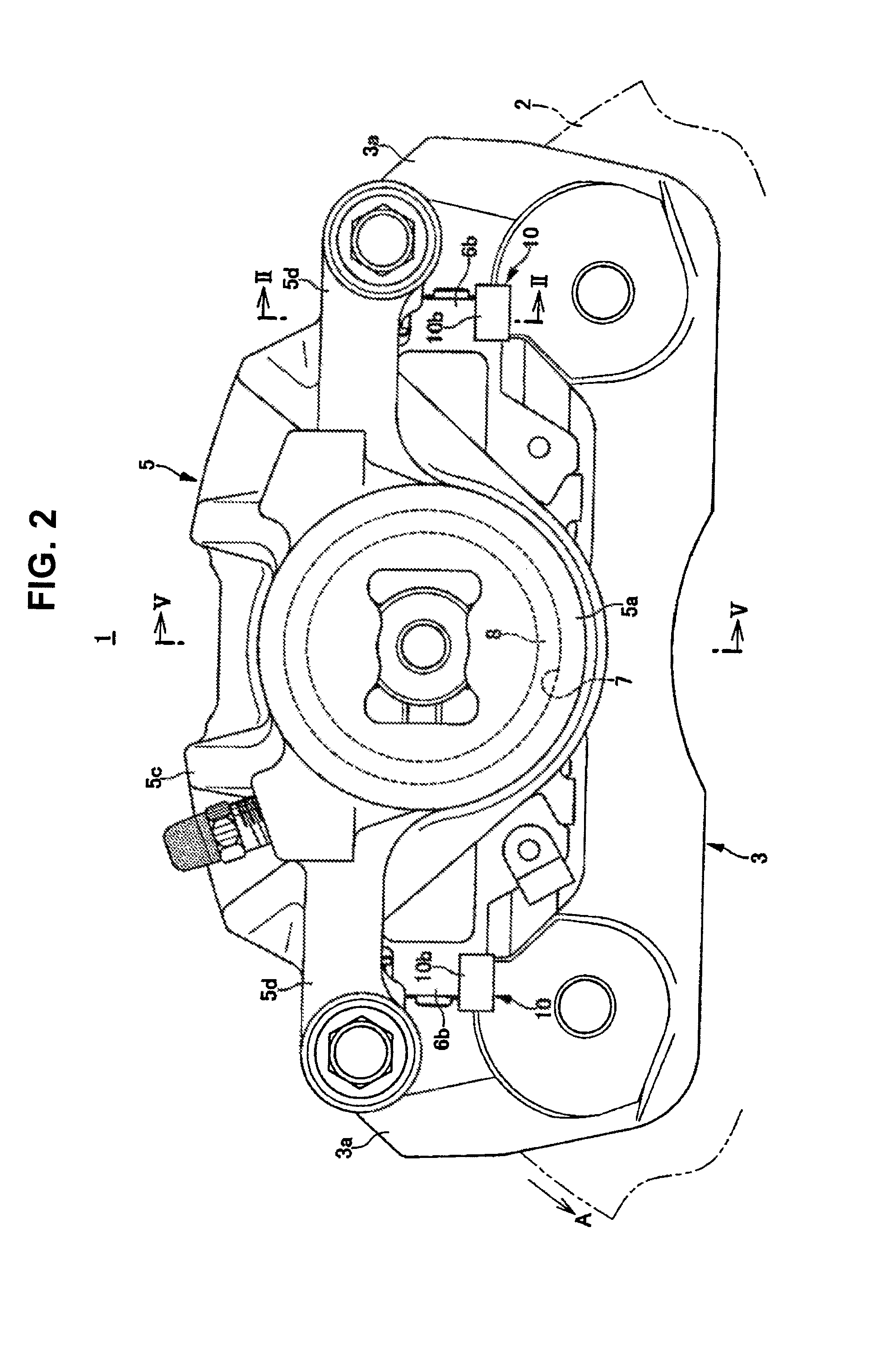 Disk brake for vehicle