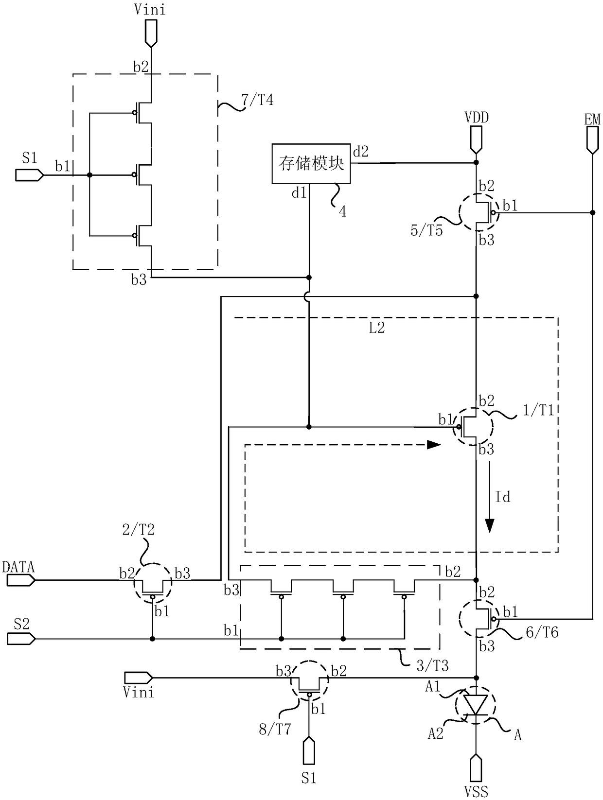 Pixel driving circuit and display device