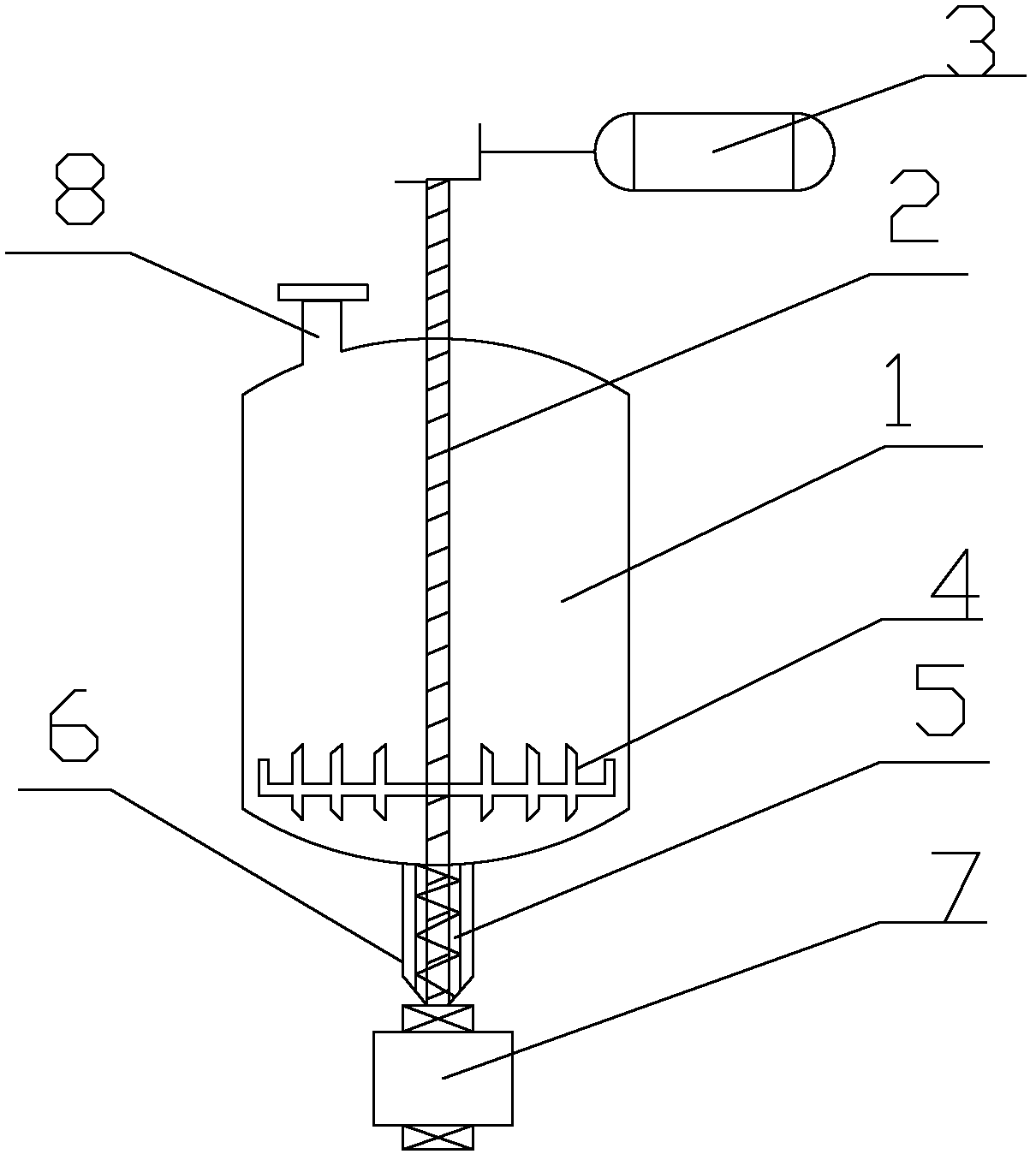 Metal deactivator discharge device