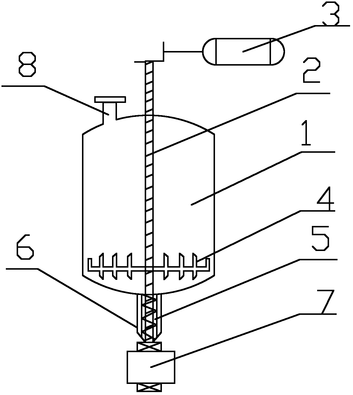 Metal deactivator discharge device