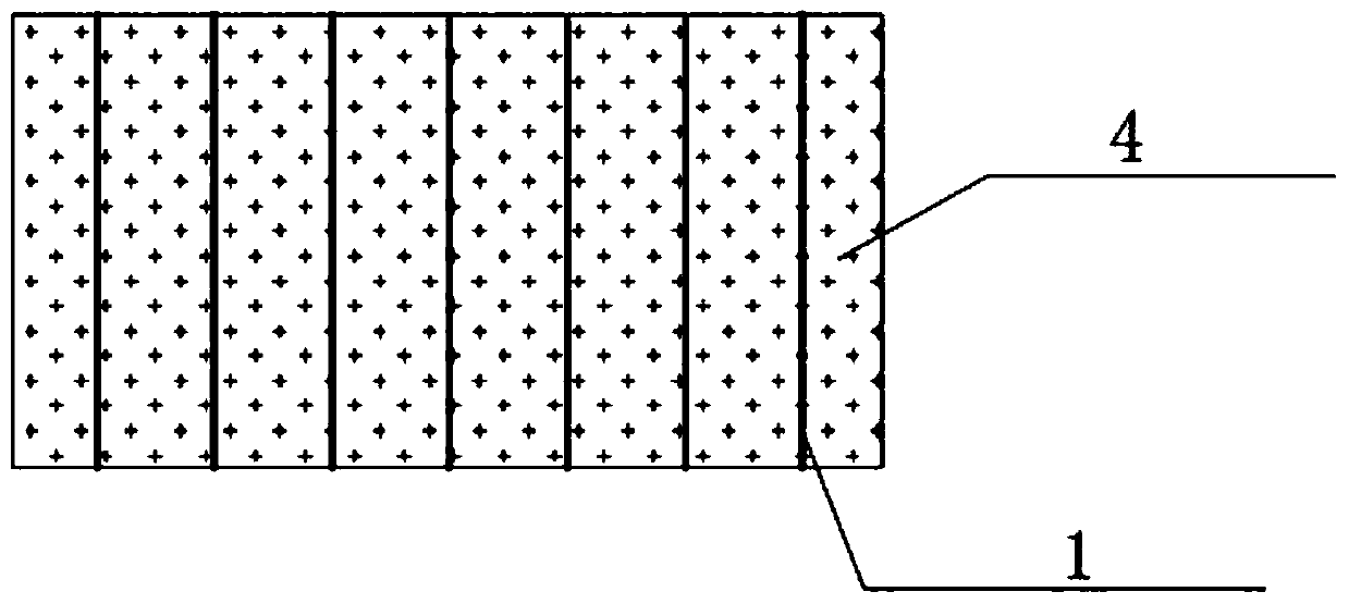 Foundation pit bottom horizontal freezing reinforcing structure and construction method