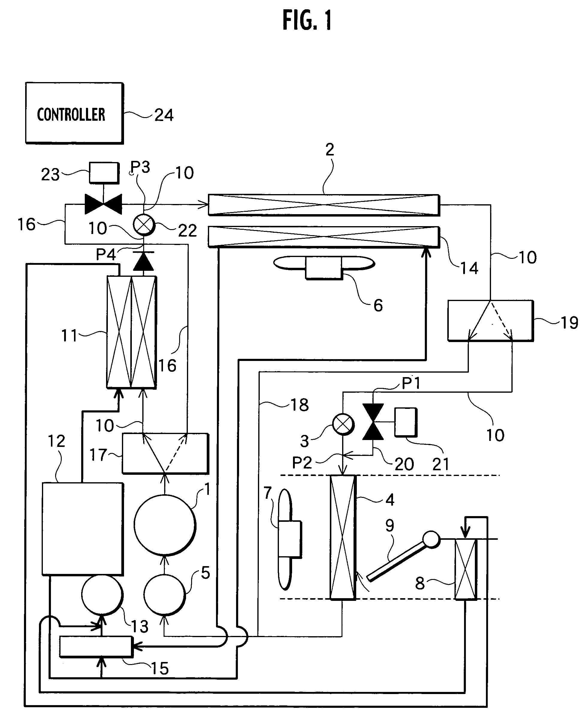 Air conditioning apparatus for vehicle