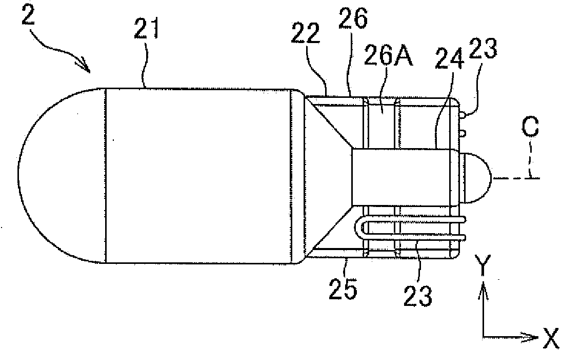 Bulb socket and lighting device