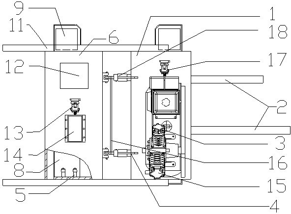 Pneumatic type blueberry picking machine