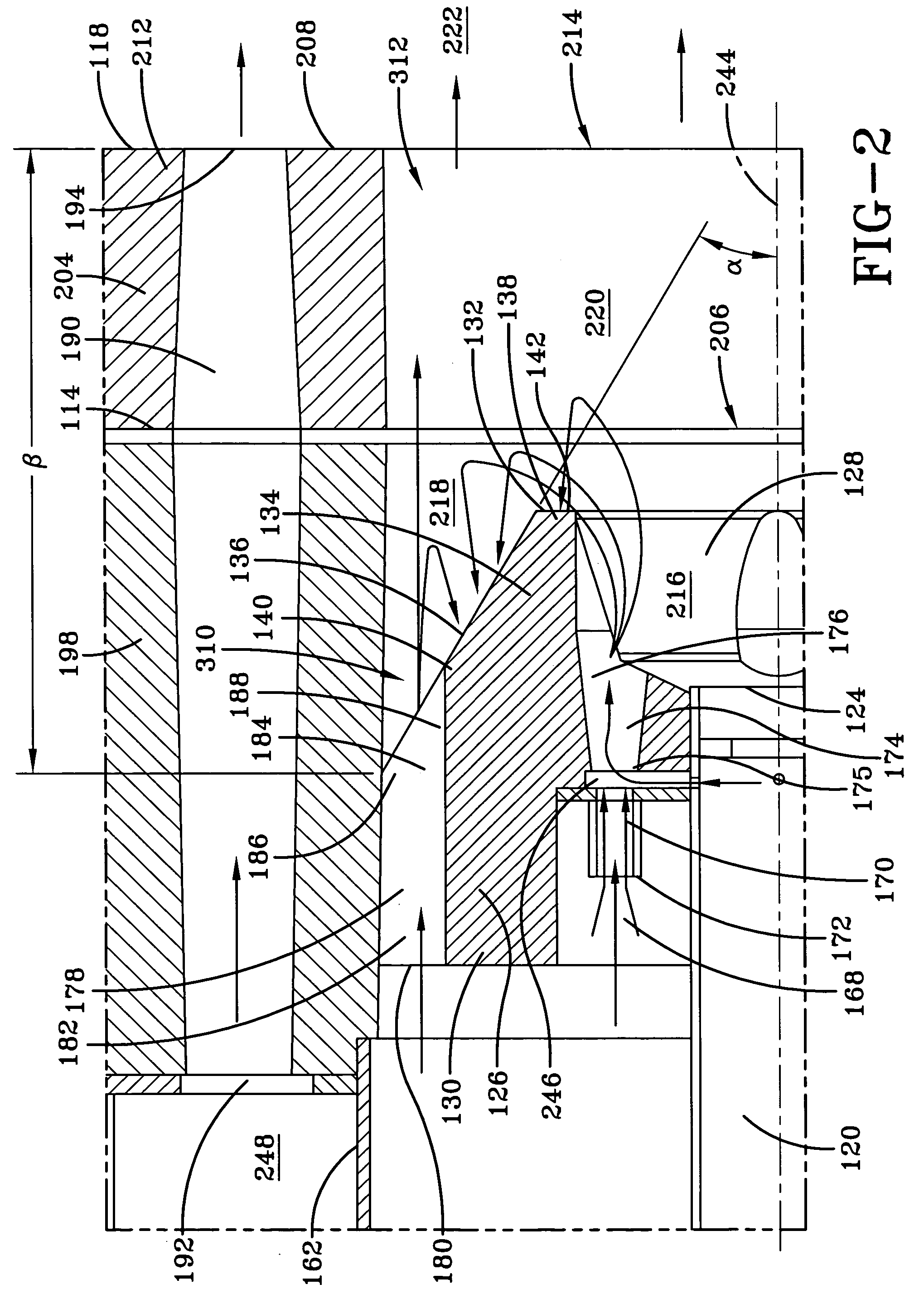 Three stage low NOx burner and method