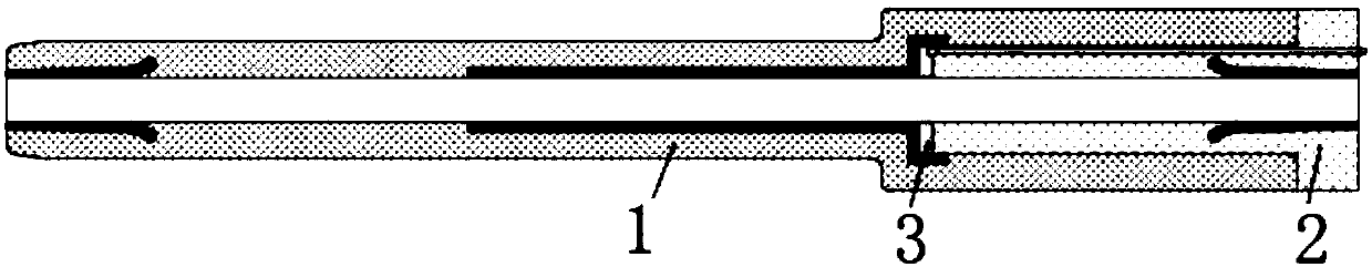 Cable intermediate joint capable of monitoring temperature