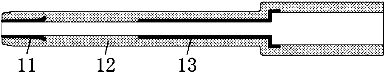 Cable intermediate joint capable of monitoring temperature