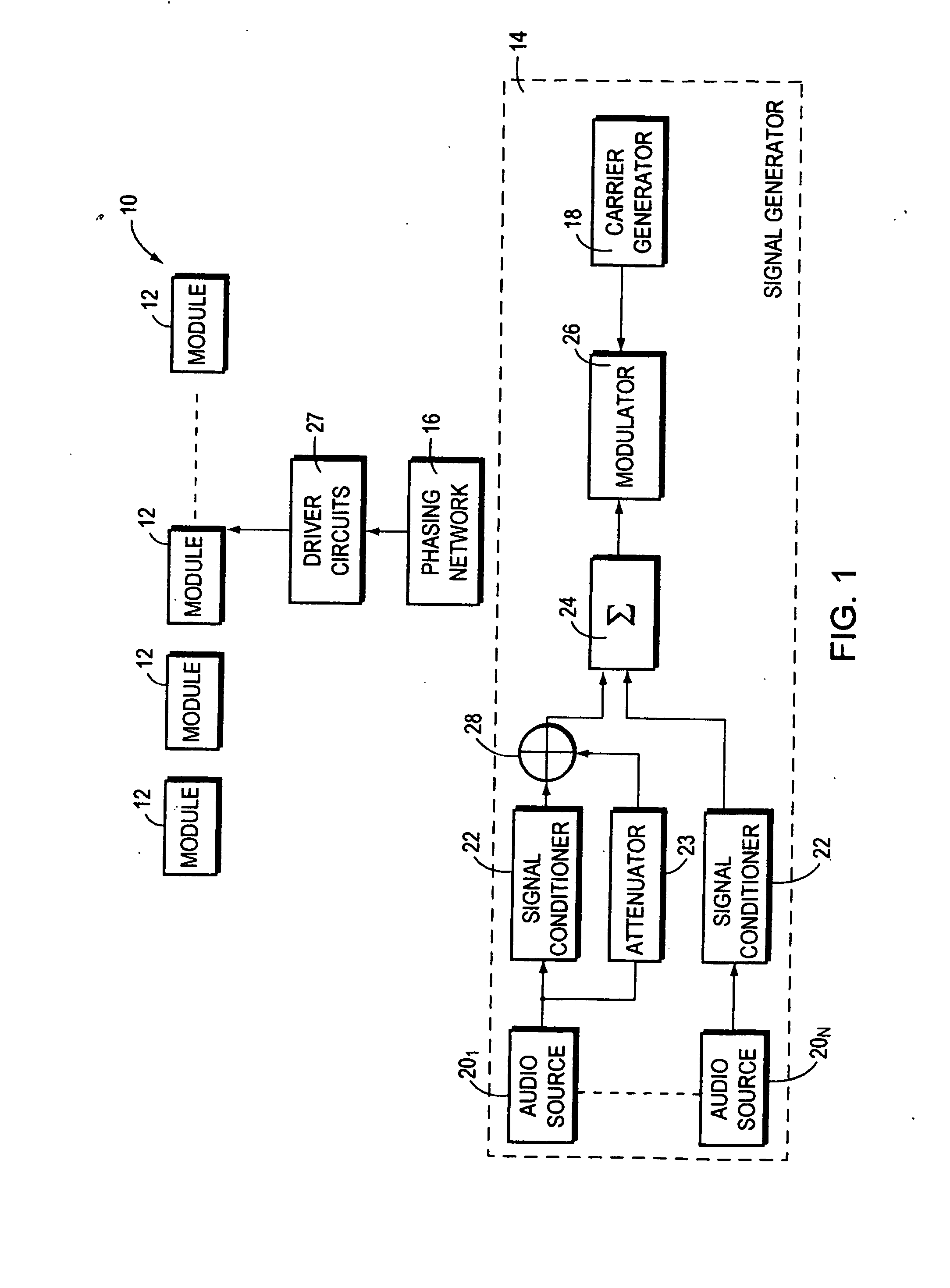 Parametric audio system