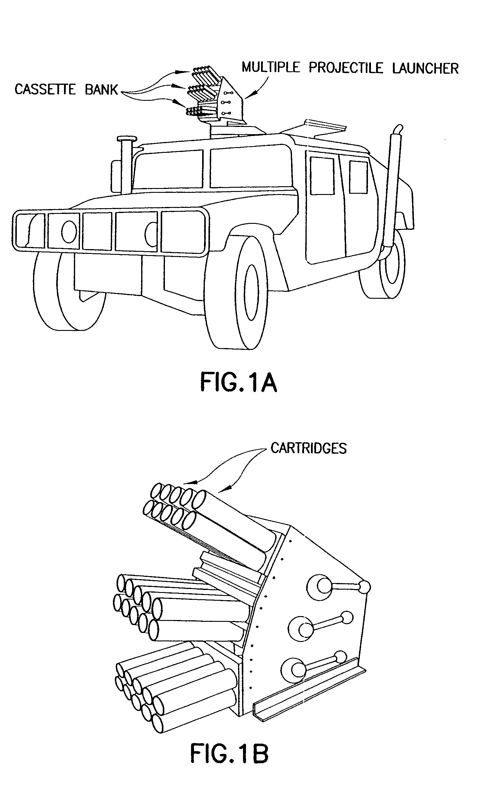 Multiple projectile launcher