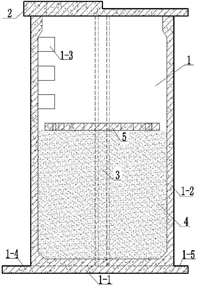 Protection structure for artificial island revetment