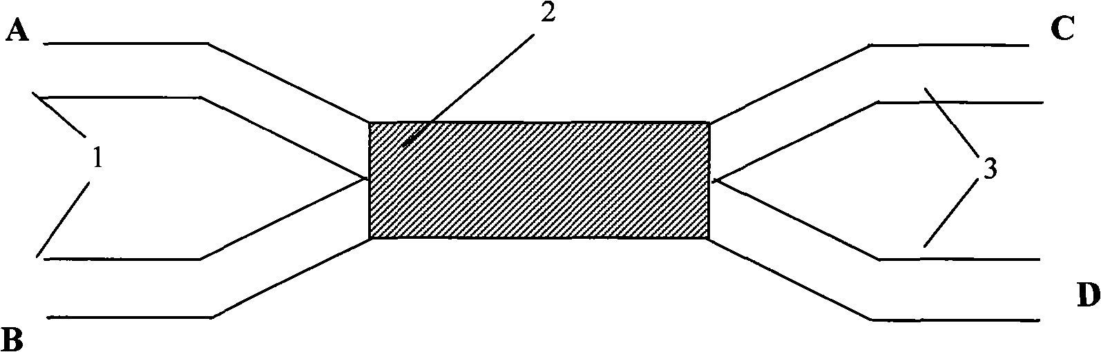 Light circulator based on space-free directional coupled structure