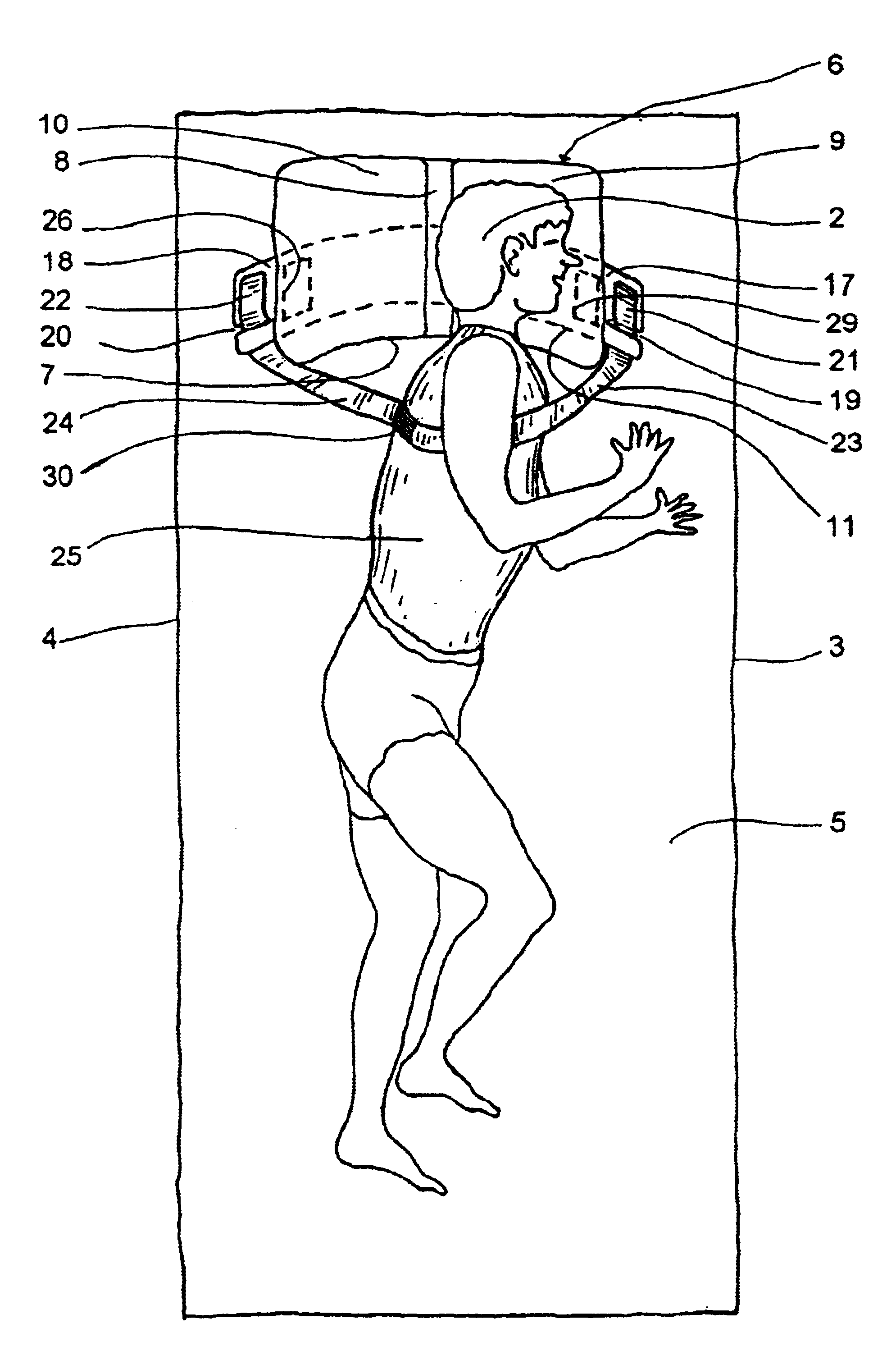 Movable device against snoring