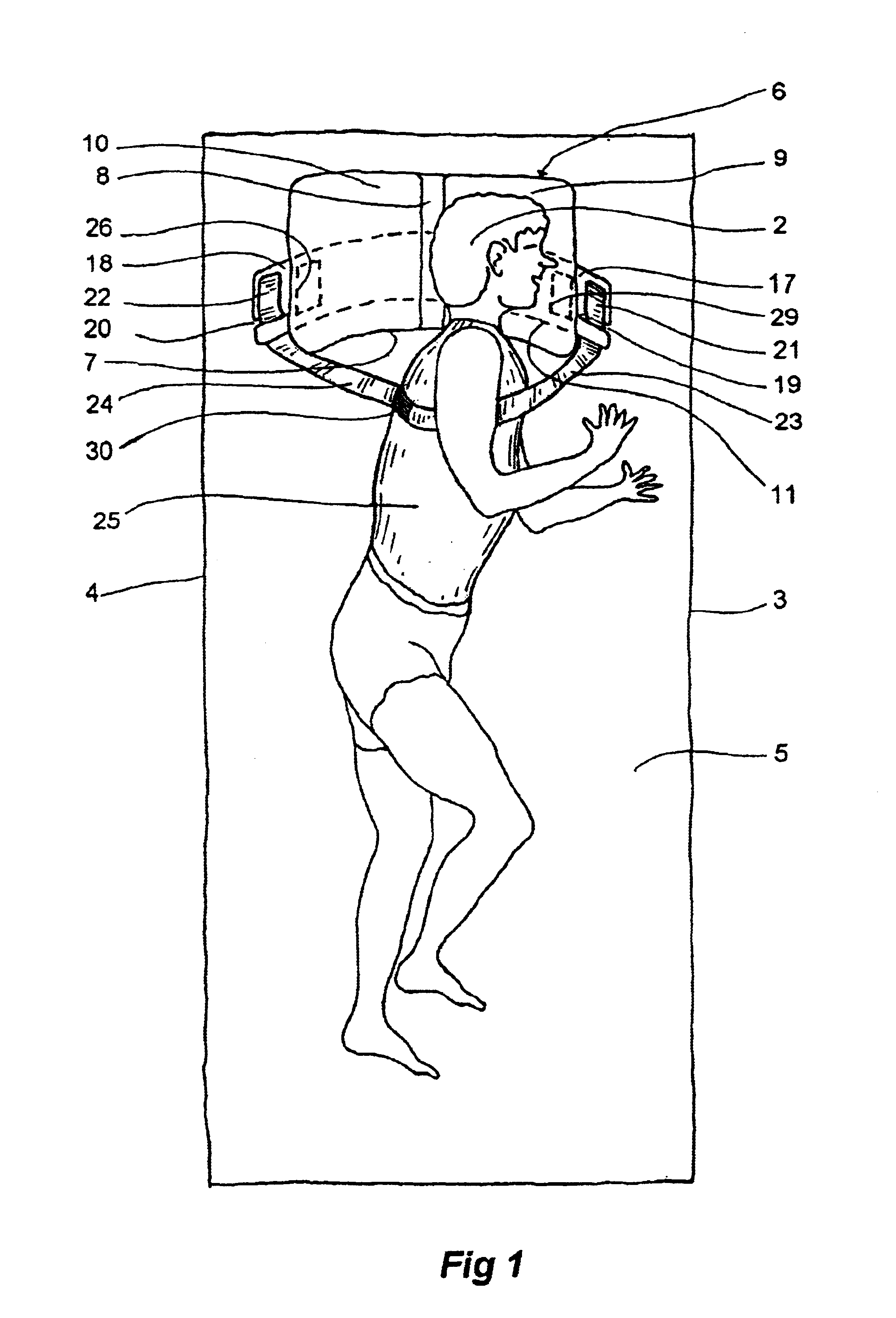 Movable device against snoring