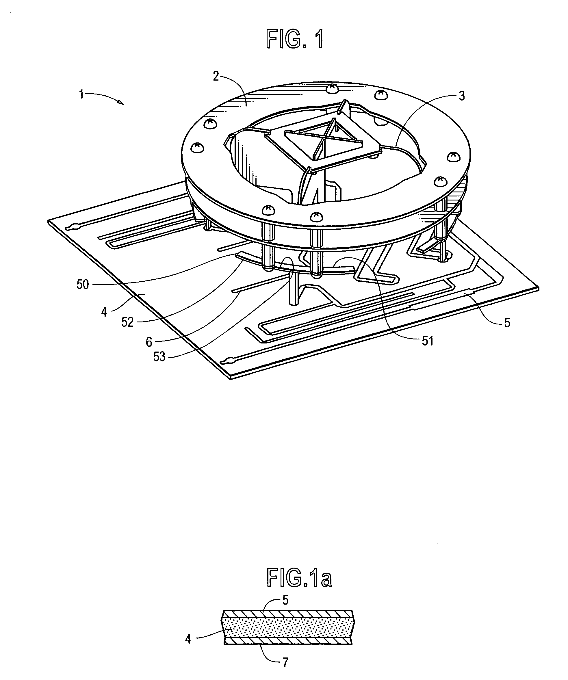 Antenna element, feed probe; dielectric spacer, antenna and method of communicating with a plurality of devices