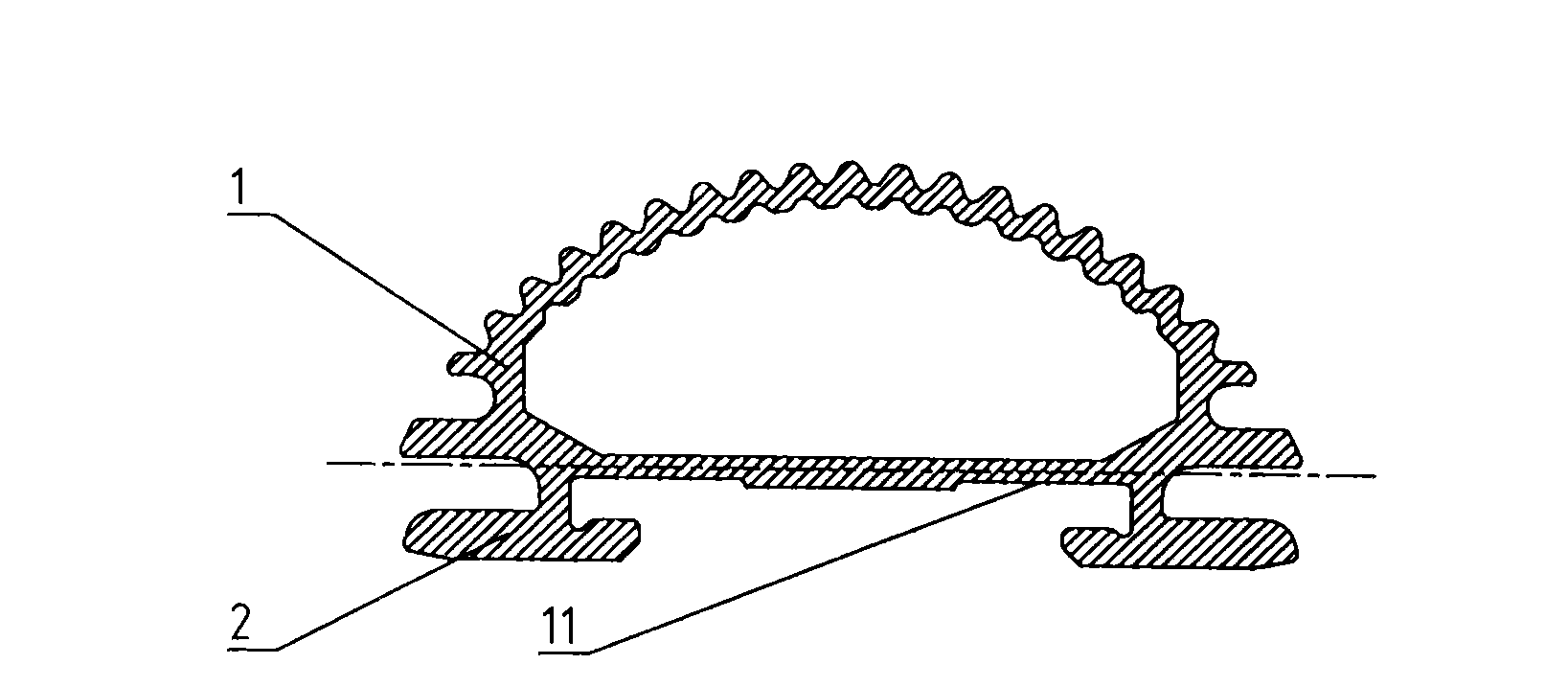 Manufacturing method of lamp-cover-supporting LED tubular lamp with self-clamping heat transmission substrate