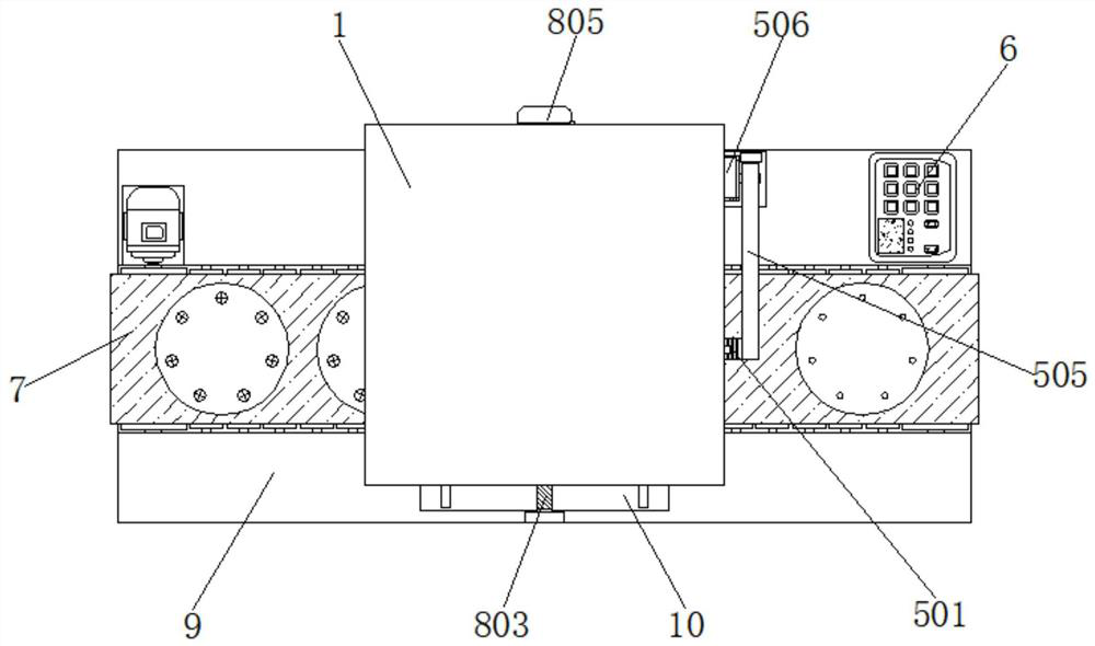 A desktop robot automatic locking screw machine