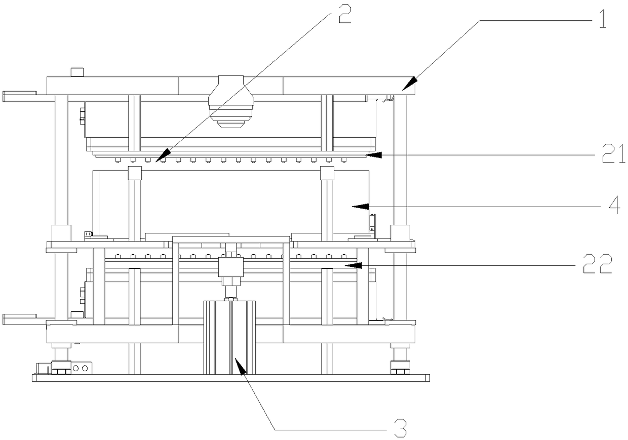 Lithium battery cavity negative pressure formation method and apparatus