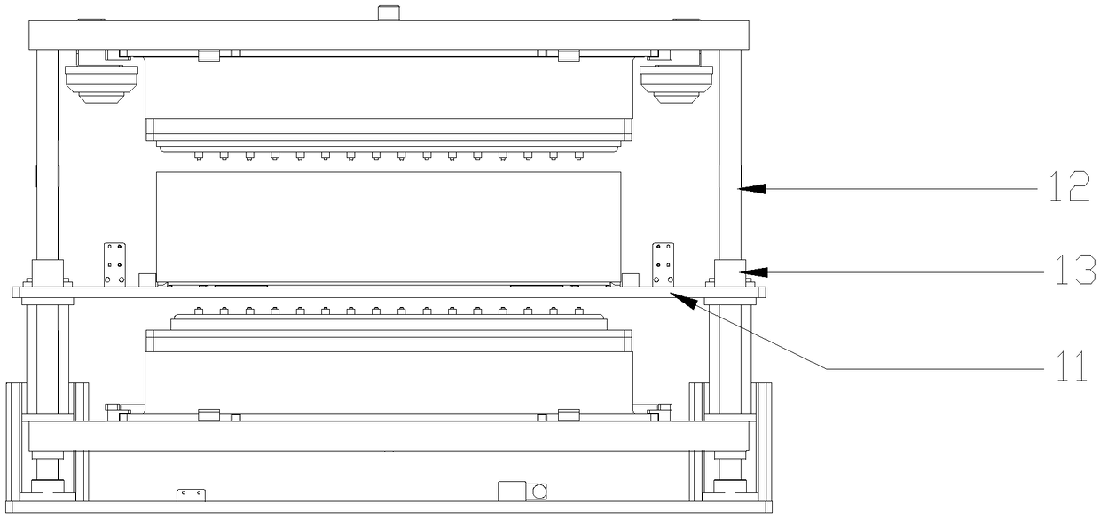 Lithium battery cavity negative pressure formation method and apparatus