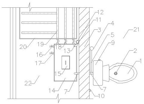 Male and female urinal and sewage disposal method thereof