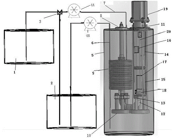 Perfusion type bioreactor of double-layer circulating system and application method of perfusion type bioreactor