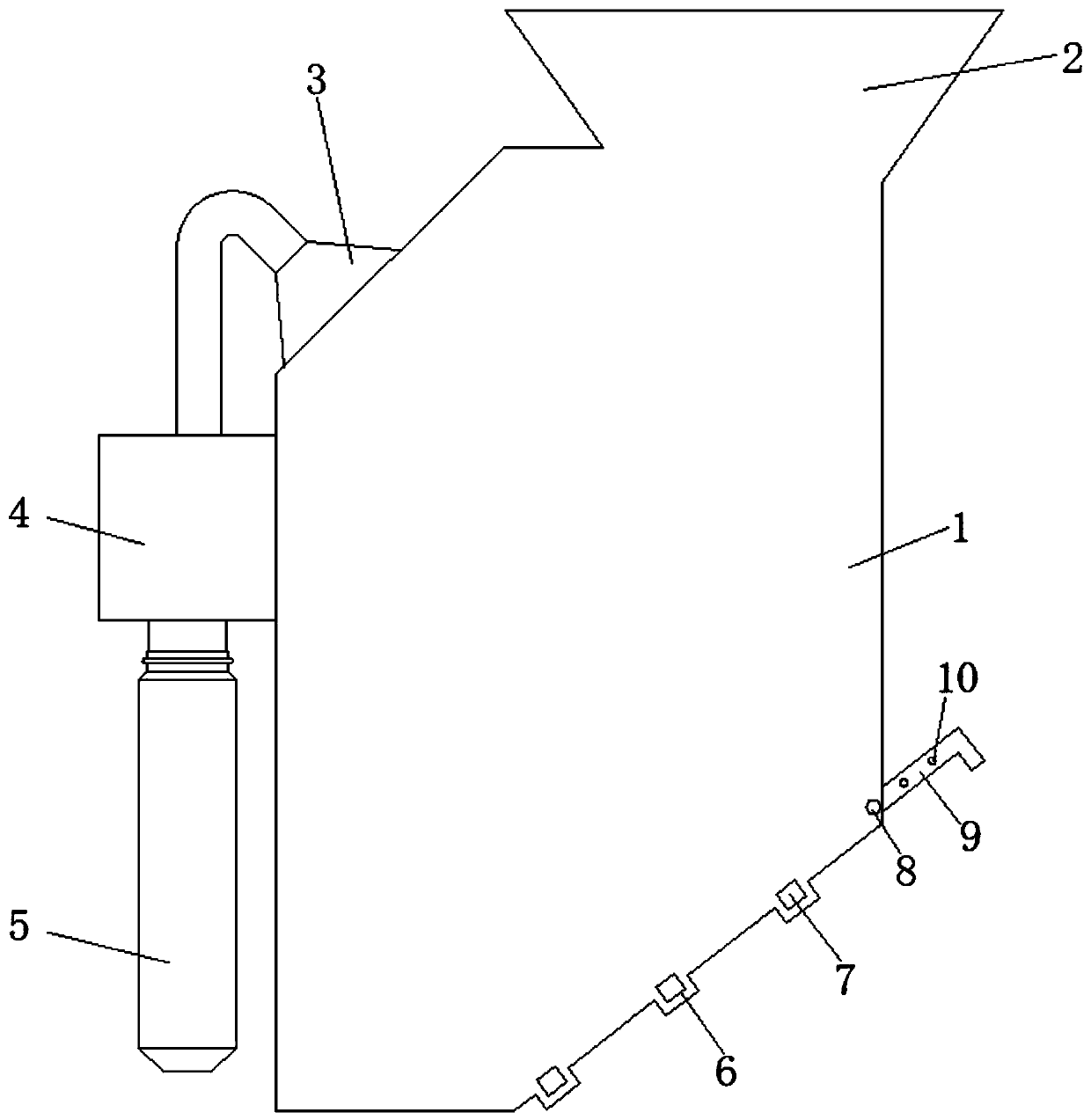 Feeding device of color sorter