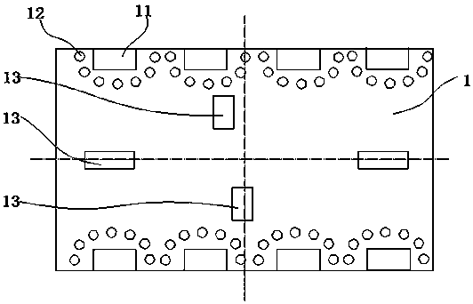 Anti-cracking structure for preventing board edge cracking and manufacturing technology thereof