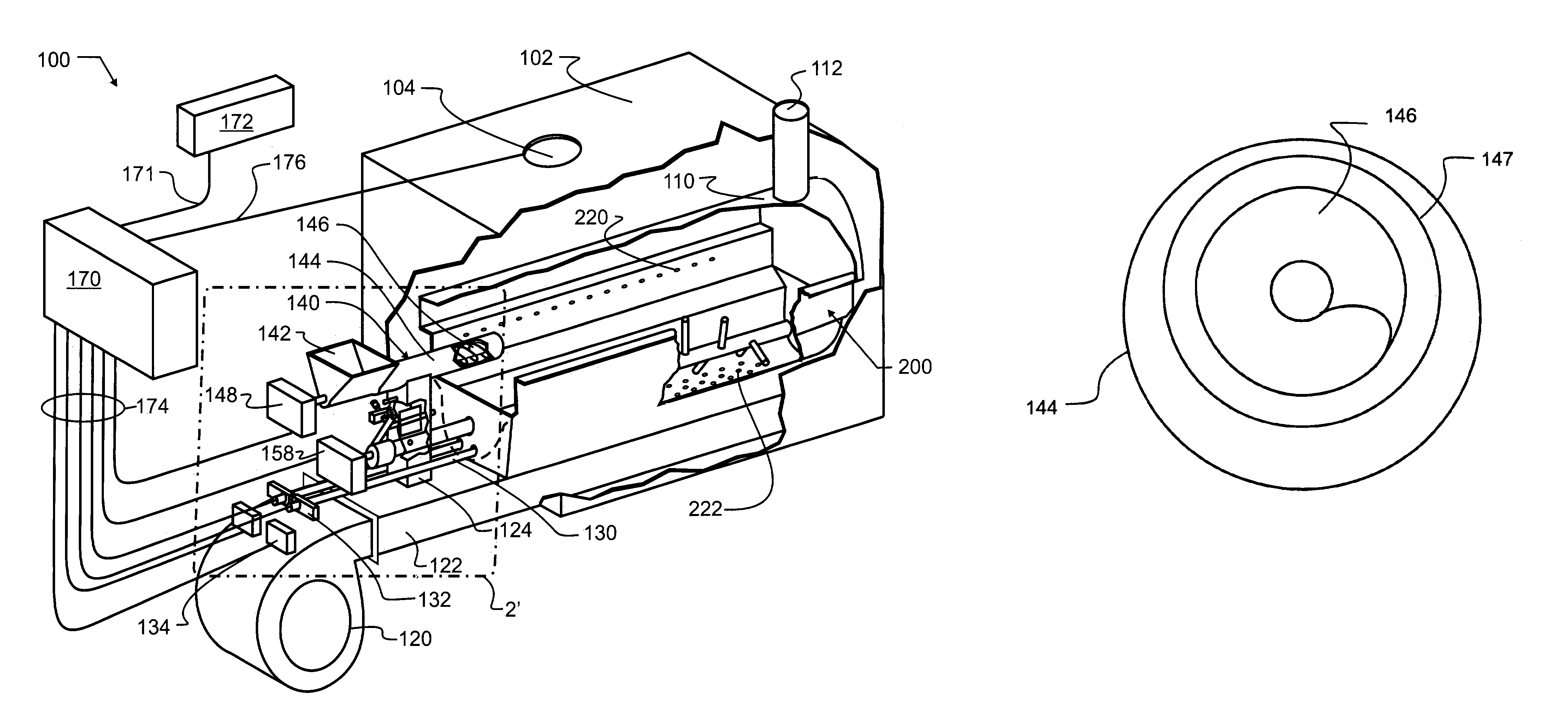 Corn burner