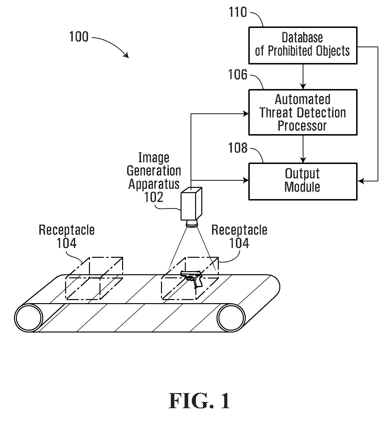 User interface for use in security screening providing image enhancement capabilities and apparatus for implementing same