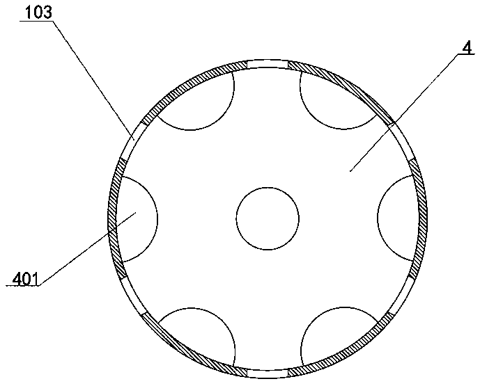 Rotary type urine test sampling device