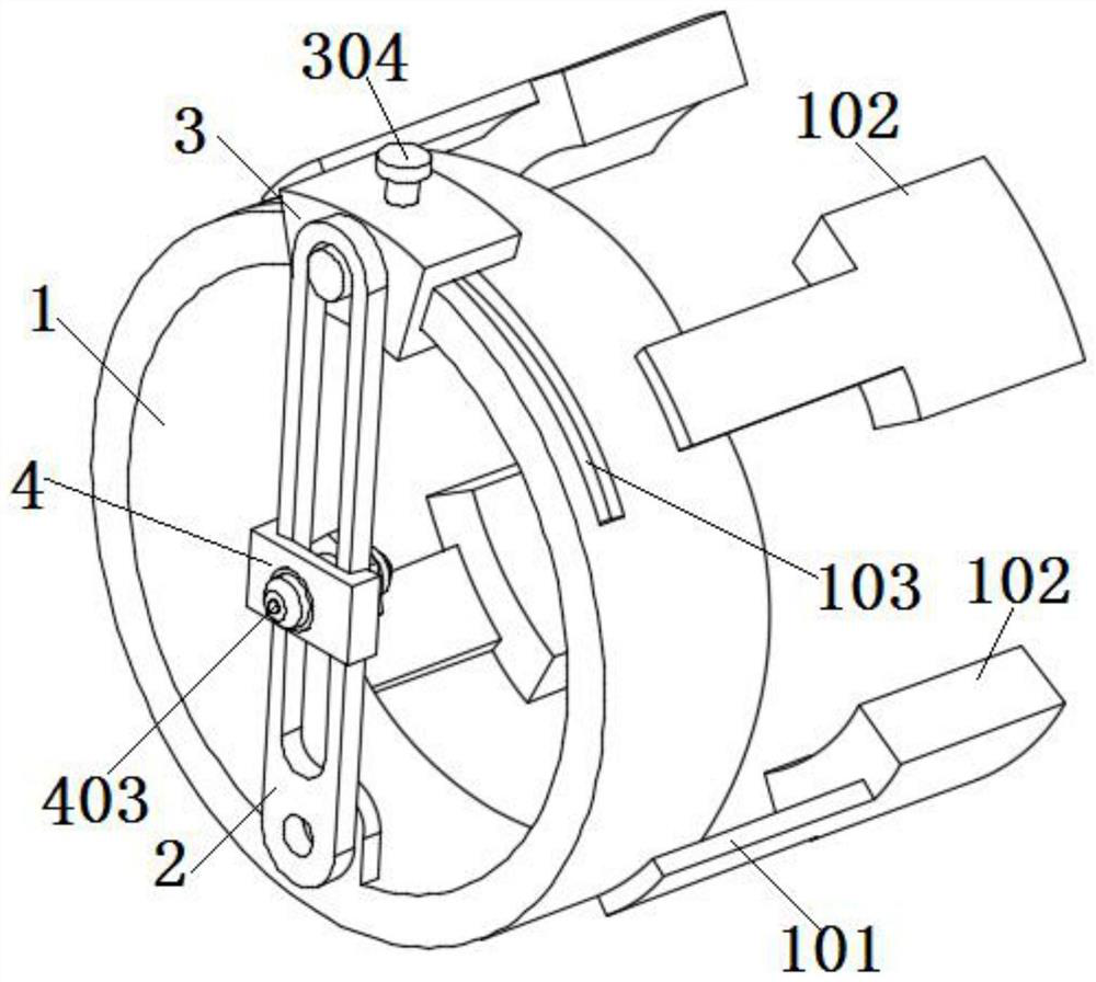 A device and method for adjusting the position of the injection gun head