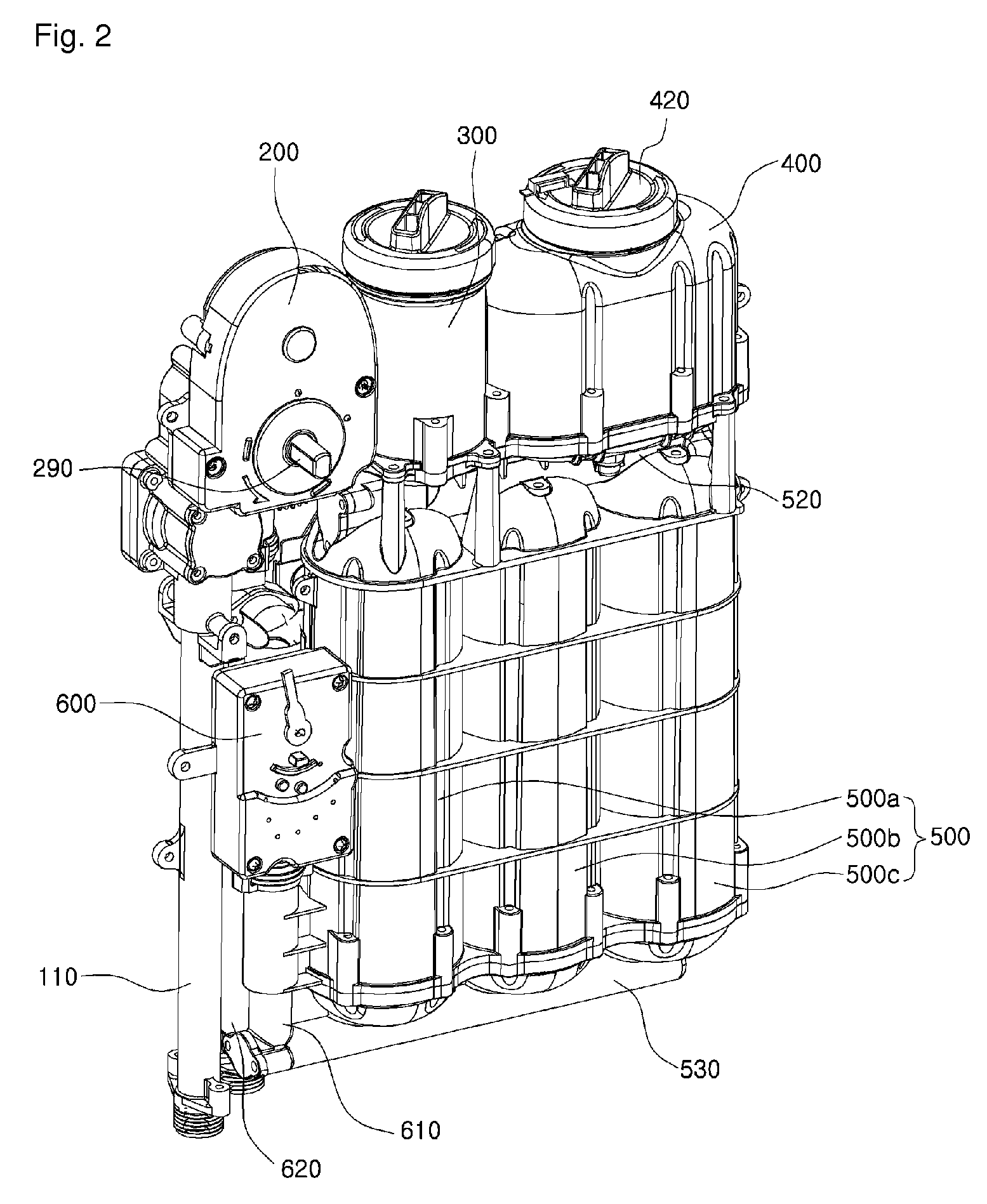 Water softener having timer control valve