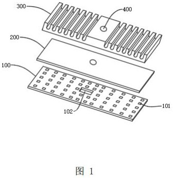 Silica gel integrated high-luminous-efficiency intelligent street lamp module and manufacturing process thereof