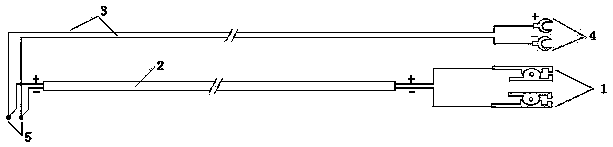 Automatic compensation-type thermocouple metrological verification polarity extension connector