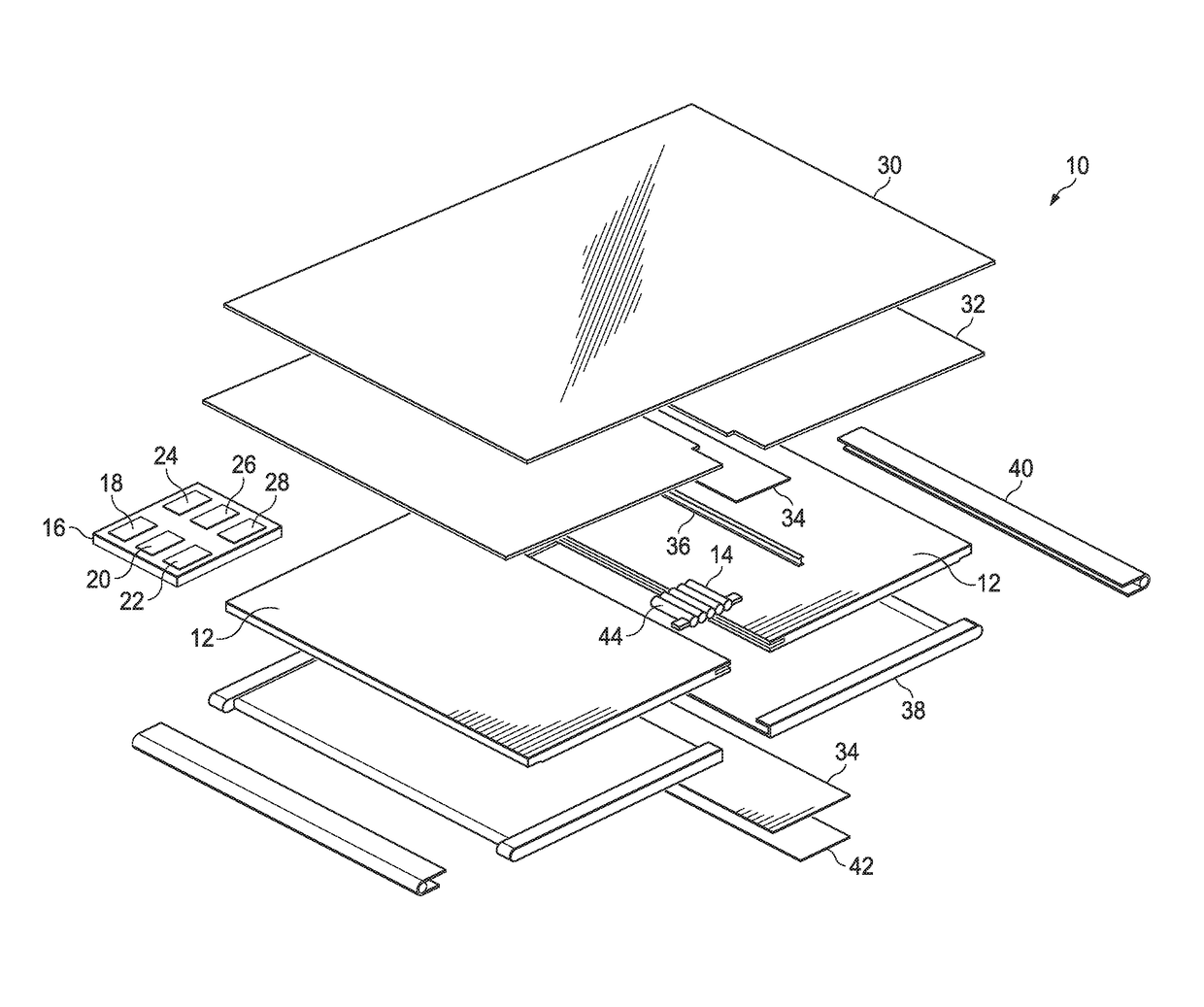 Flexible information handling system display