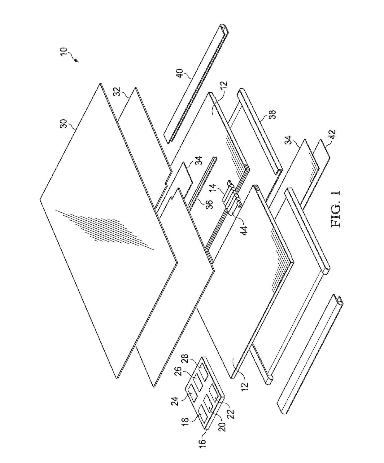 Flexible information handling system display