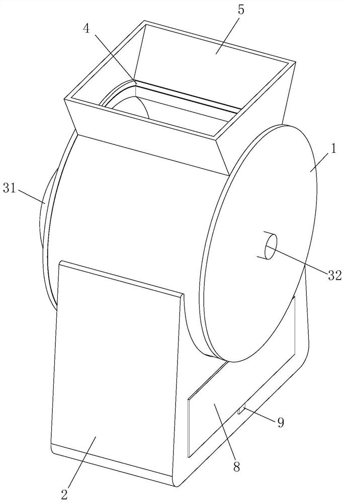 Waste metal treatment device based on building material processing