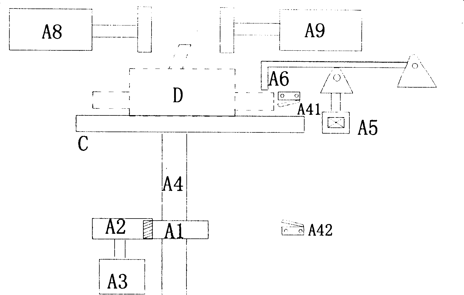 Integrated test bench for creepage breaker